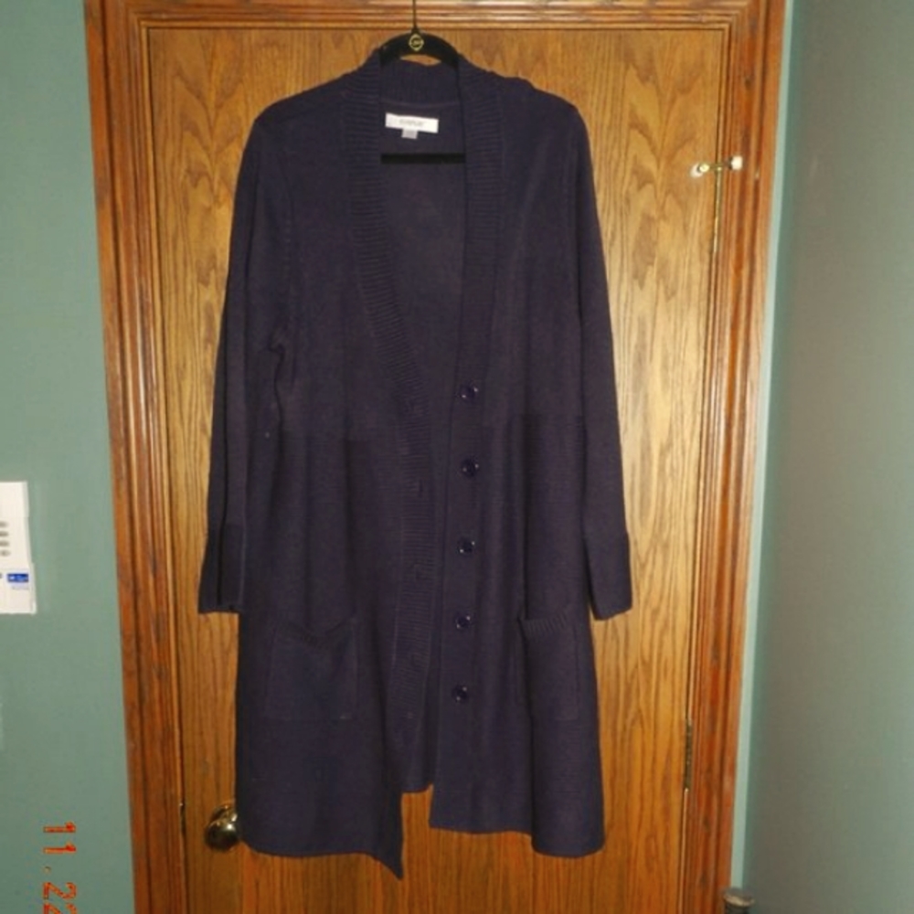 Women's Avenue Plum Long Cardigan Sweater
